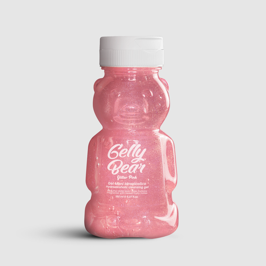 Gelly Bear Gel Detergente Mani - Glitter Pink