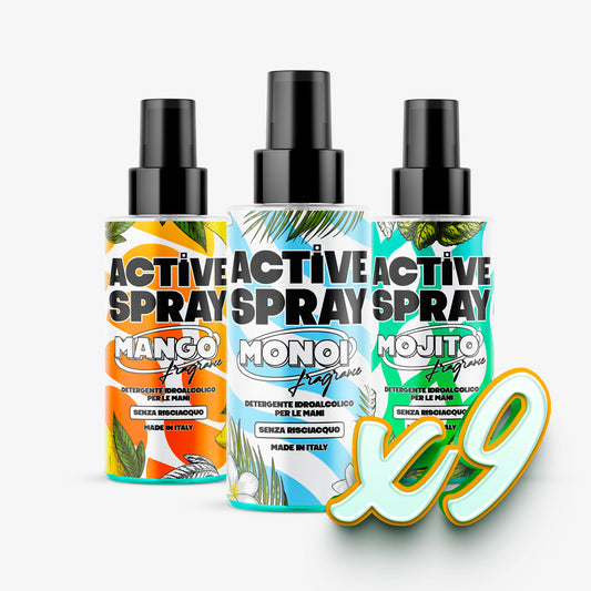 ActiveSpray Bundle x9 • 75ml